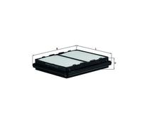 Mahle Original Air Filter LX 848 - Fits Honda CRX EE8 1.6 (89–92) - 17220P07000/17220P07T00
