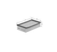 Air Filter LX933/3 Mahle 1654600Q2M 165469040R 1654600QAR 8200216005 16546BC40A