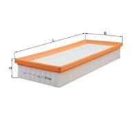 MAHLE Air Filter - LX978
