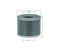 Air Filter fits SAAB 9-5 YS3E 2.2D 02 to 03 D223L Mahle 04572509 4572491 Quality