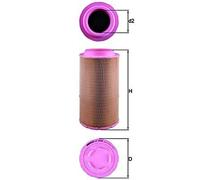 Air Filter MAHLE Fits AVIA DEUTZ-FAHR D-Line Agrotron D 100 120 60 75 T 3840033