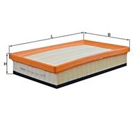 Air Filter MAHLE Fits FIAT Bravo II Stilo Multi Wagon 55184947