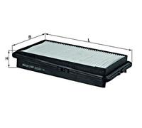 Air Filter MAHLE Fits HONDA ROVER Accord IV V 600 GFE2224