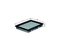 Air Filter MAHLE Fits INFINITI NISSAN HONDA Fx Q50 Q60 Qx70 Juke 35 1654630P00