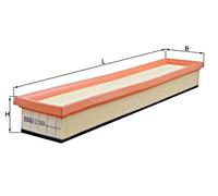 Air Filter MAHLE Fits JAGUAR X-Type X400 C2S26965