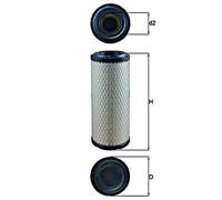 Air Filter MAHLE Fits NEW HOLLAND T1500 T1520 T1570 11- 11802804