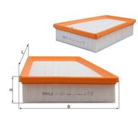 Air Filter MAHLE Fits RENAULT MERCEDES Grand Kangoo Citan BE BOP 415 8200669187