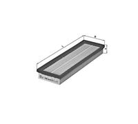 Air Filter MAHLE Fits ROVER 45 GFE2443