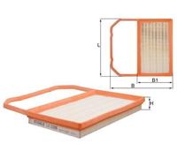 Air Filter MAHLE Fits SEAT VW SKODA Ibiza IV St Mii Load Up Polo 04C129620C