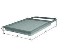 Air Filter MAHLE Fits SKODA VW Fabia I Polo Praktik 03D129620