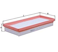 Air Filter MAHLE Fits SMART Fortwo 0010940301