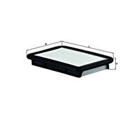 Air Filter MAHLE Fits SUZUKI Swift III 1378063J00