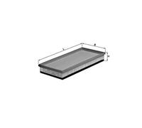 Air Filter MAHLE Fits VOLVO S40 I V40 30850831