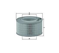 Air Filter MAHLE Fits VW SAAB Transporter Caravelle T3 900 I 192585