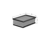 Air Filter MAHLE for LX1045