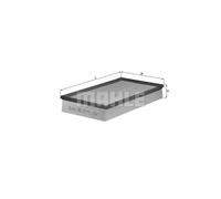 Air Filter MAHLE for S80 LX 637 Top German Quality