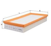 Air filter Mahle LX 1080 for SEAT SKODA VW