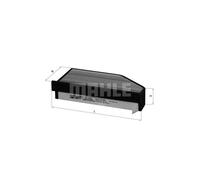 Air Filter MAHLE LX 1710 Top German Quality