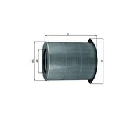 Air filter MAHLE LX 832 VOLVO FH12 12.13 1998-2005