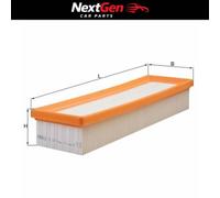 Air Filter Mahle LX1451 for Citroen C3 1.4 02-09