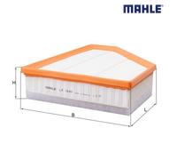 Air Filter MAHLE LX1640 For ALPINA, BMW
