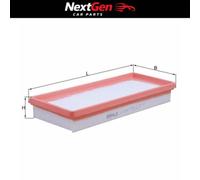 MAHLE LX 2034 - Air Filter Car - Engine
