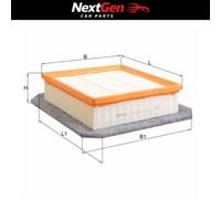 Air Filter Mahle LX3061 for Vauxhall Meriva ECOTEC 1.4 10-17