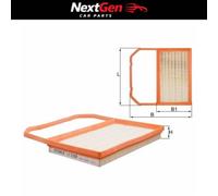 Air Filter Mahle LX3306 for VW Up 1.0 11-20