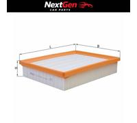 Air Filter Mahle LX4065 for Ford Mondeo Estate/Wagon TDCi|TDCi ECOnetic 2.0 14-