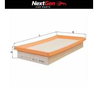 Air Filter Mahle LX936 for Mazda 6 6 Estate/Wagon CiTD 2.2 08-13