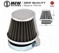 Air filter MEIWA Miw M 5013 Cone Chrome-Plated Diameter Ø 46mm Engine Universal