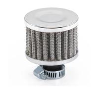 Air Filter Motorcycle 12mm Mini Breather Flow Intake Turbo Crankcase Vent Cover Performance For Car Moto(Carbon)