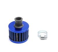Air Filter Motorcycle 12mm Mini Breather Flow Intake Turbo Crankcase Vent Cover Performance For Car Moto(ALL Blue)