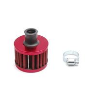 Air Filter Motorcycle 12mm Mini Breather Flow Intake Turbo Crankcase Vent Cover Performance For Car Moto(ALL Red)