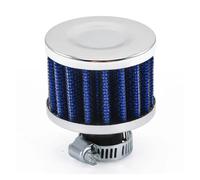 Air Filter Motorcycle 12mm Mini Breather Flow Intake Turbo Crankcase Vent Cover Performance For Car Moto(Blue)