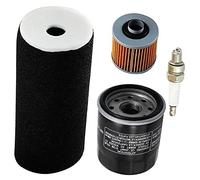 Air Filter + Oil Filter + spark plug suit for 2002-2008 Yamaha Grizzly YFM660 660 4x4 carburetor by LIYYOO