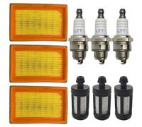 Air Filter & Pre Filter Kit for Stihl FS80 FS85 BG75 BG72 KM85 FC75 Trimmer 4137-124-2800 4137-124-1500
