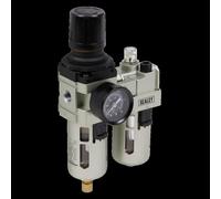 Sealey SA106 Air Filter/Regulator/Lubricator Max. Airflow 60Cfm
