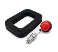 Air Filter Service Kit for Mountfield RS100 SP414 HP414 HP45 HP42R RV100 Lawn Mowers - Replacement Parts numbers 118550704/0 118550698/0 Foam Filter Primer Bulb Spark Plug