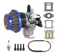 Air Filter Stack Carburetor Carb 2 Stroke 47cc 49cc Mini ATV Quad Dirt Pocket Bike