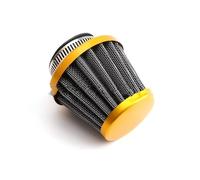 Air Filter Stack Universal 35mm/38mm/42mm/45mm/48mm/58mm Mushroom Head Motorcycle Carburetor Air Filter Motorcycle ATV Dirt Bike Clamp On Cleaner Motorcycle Air Intake Filters(Gold 35mm)