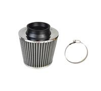 Air Filter Universal 76mm Car Air Filter Cold Air Intake Air Filter 3 Inch Car Modified InletInlet Air Filter Car Air Engine Air Filters(Silver)