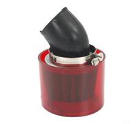 Air Filter with Angled Intake for For off-Road Motorcycles Engine Sizes 110cc 125cc Matches PZ19 PZ22 Carburetors (Red 35mm)