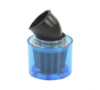 Air Filter with Angled Intake for For off-Road Motorcycles Engine Sizes 110cc 125cc Matches PZ19 PZ22 Carburetors (Blue 40mm)