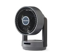 Morphy Richards Airflex Circulating Desktop Fan, Remote Control, Touch Panel, Air Circulation Motor, 3 Blade Design, Timer Function, 60 Degree Oscillation, Compact & Portable, Grey, 820002