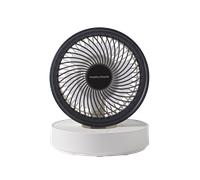 Morphy Richards Airflex Portable Oscillating Fan, Rechargeable USB up to 17 hours, Foldable, 3 Speeds, Touch Panel, Variable Tilt, Quiet, Wall mount, Bedroom, Office, Home, Travel, White, 820003