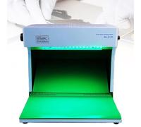 Air Flow Clean Bench Workstation Table, Vertical Laminar Flow Hood Laminar Flow Cabinet with 2 Fans, Aluminum Bench Dust Free Room Workbench for Cell Phone LCD Screen Repair Workshop