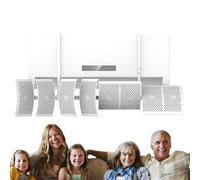 Air Flow Deflector - Floor Vent Deflector | Room Air Conditioner Comparison | Adjustable Angles | Season Adaptation, Electro Gears
