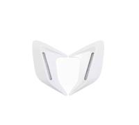 Air Flow Intake Car Hood Side Air Vent Decorative Sticker, Shark Gill Style, Universal Bonnet Faux Vent Cover Hood Vent(White)