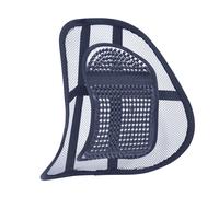 Air Flow Lumbar Support - Easily Strap to Office Chair - Relieve Spine Pressure Loops Multi One Size
